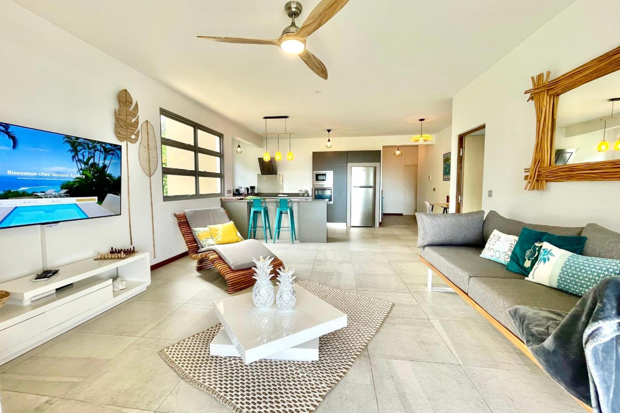 Manuia Luxury Apartment - Tahiti Punaauia -Wi-Fi Netflix Pool & Gym المظهر الخارجي الصورة